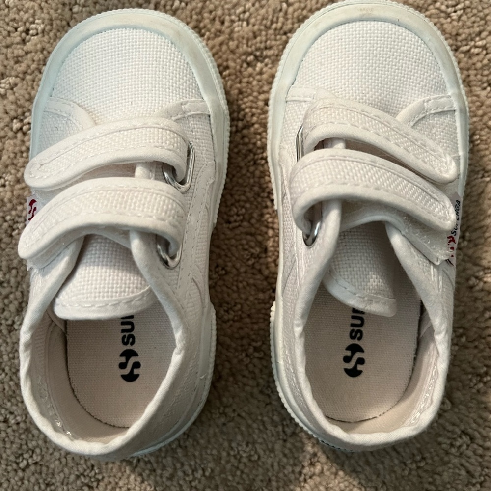 Superga white canvas size toddler 7